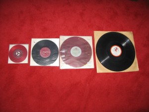 7'' EP < 10'' LP < 12'' LP < 16'' Transcription Radio LP